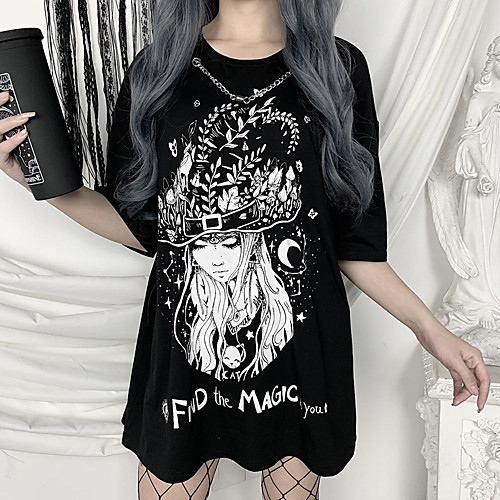 

Inspired by Cosplay Cosplay Costume T-shirt Polyester / Cotton Blend Graphic Printing T-shirt For Women's / Men's