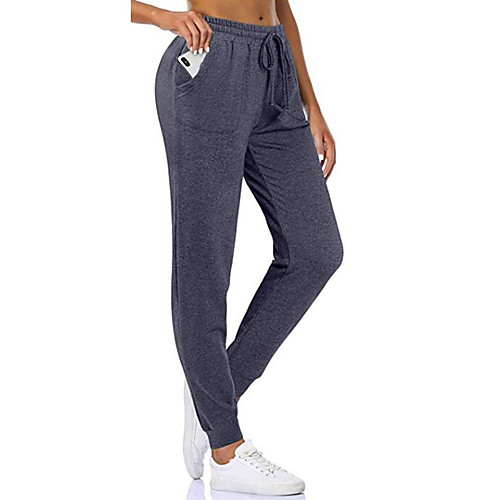 

Women's Joggers Jogger Pants Athleisure Athleisure Wear Bottoms Drawstring Pocket Winter Running Active Training Workout Walking Jogging Breathable Quick Dry Moisture Wicking Normal Sport Solid