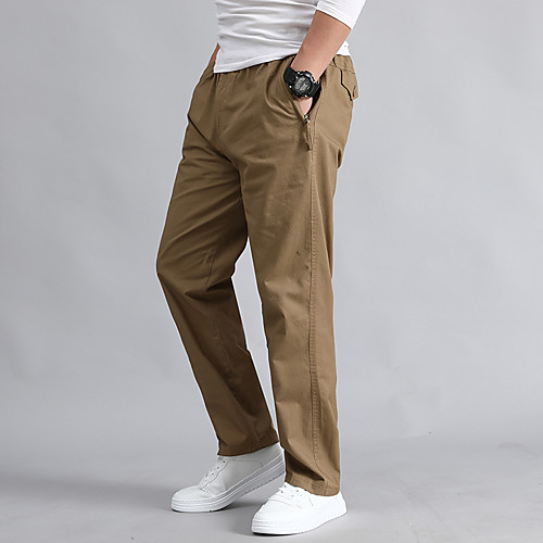 

Men's Hiking Pants Trousers Solid Color Winter Outdoor Regular Fit Anti-Slip Windproof Quick Dry Shockproof Cotton Pants / Trousers Dark Grey Black Yellow Army Green Light Grey Hunting Fishing