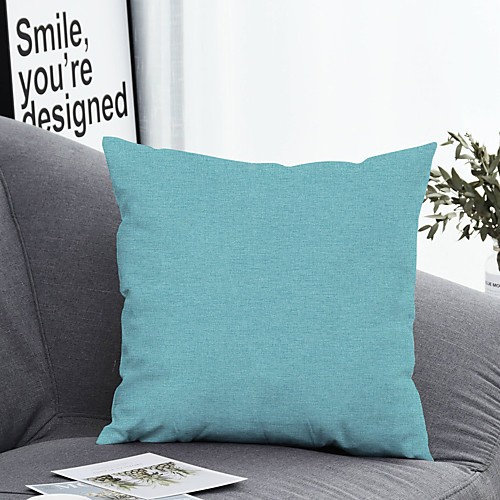 

1 pcs Polyester Pillow Cover & Insert Simple Classic Square Zipper Polyester Traditional Classic