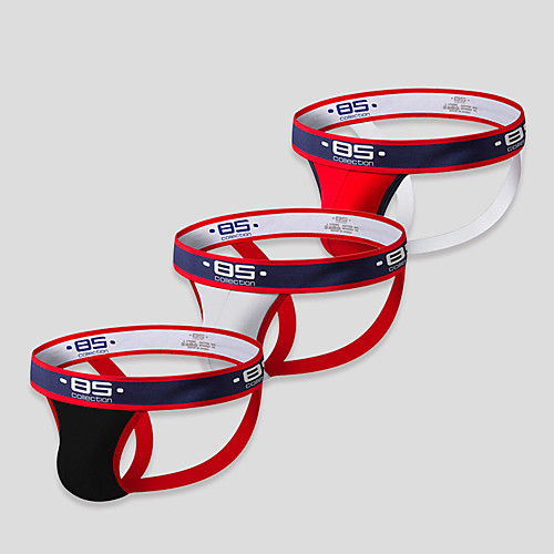 

Men's Jockstrap Athletic Supporters Sports Underwear Sports & Outdoor Underwear Shorts Briefs Bottoms Cotton Winter Running Walking Jogging Training Breathable Quick Dry Soft Sport Solid Colored