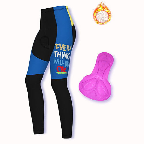 

21Grams Women's Cycling Pants Winter Fleece Bike Pants / Trousers Fleece Lining Warm Sports Black Mountain Bike MTB Road Bike Cycling Clothing Apparel Bike Wear / Stretchy / Athleisure