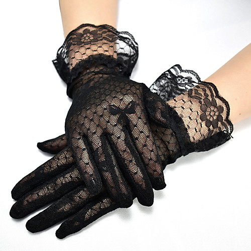 

Lace Wrist Length Glove Cute With Trim