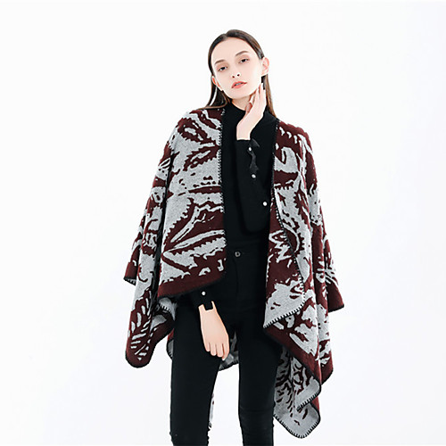 

Sleeveless Artistic / Retro / Shawls Imitation Cashmere Party / Party / Evening Shawl & Wrap / Women's Wrap With Pattern / Print