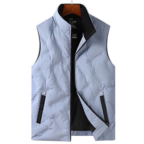 

Men's Hiking Vest / Gilet Outdoor Lightweight UV Sun Protection Breathable Quick Dry Jacket Top Fishing Climbing Camping / Hiking / Caving Light Blue Black Navy Blue / Sleeveless