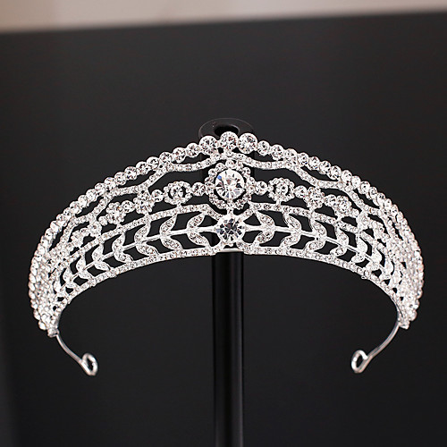

Retro Blinging Alloy Headpiece with Crystals 1 pc Wedding / Birthday Headpiece