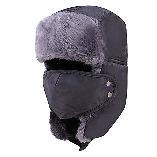 

Unisex Women Mens Thick Winter Warm Snow Cap Cotton Windproof Keep Neck Ear Face Warmer Hats for Outdoor Ski Snowboard Cycling Headwear