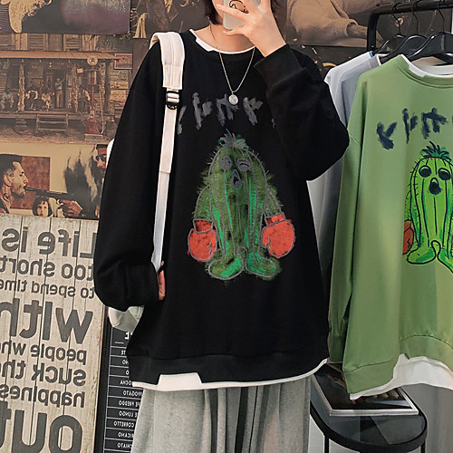 

Women's Sweatshirt Pullover Color Block Crew Neck Spandex Color Block Printed Sport Athleisure Sweatshirt Top Long Sleeve Breathable Sweat Out Comfortable Everyday Use Street Casual Daily