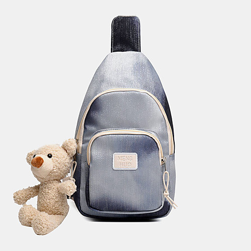 

sport vertical style fashion contrast color small chest bag shoulder bag cross body bag for female