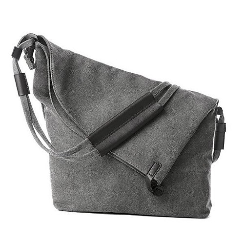 

women canvas bags casual black buttom shoulder bags crossbody bags