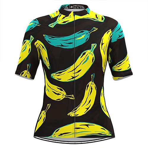 

Women's Short Sleeve Cycling Jersey Black Fruit Bike Top Mountain Bike MTB Road Bike Cycling Breathable Quick Dry Sports Clothing Apparel / Stretchy / Athleisure