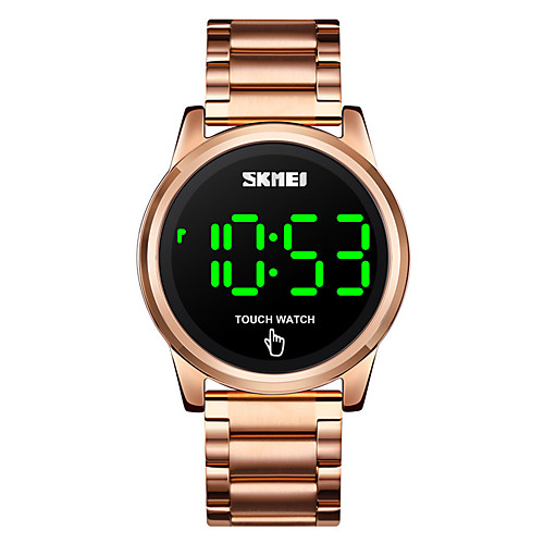 

SKMEI Men's Digital Watch Digital Digital Stylish LED Light Shock Resistant Noctilucent / One Year / Stainless Steel