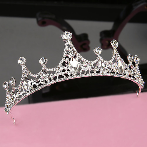

Wedding Alloy Tiaras with Metal 1 Piece Wedding / Party / Evening Headpiece