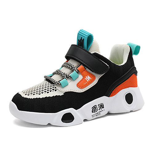 

Boys' Girls' Trainers Athletic Shoes Comfort Mesh Little Kids(4-7ys) Big Kids(7years ) Daily Walking Shoes Black Orange Fall Spring