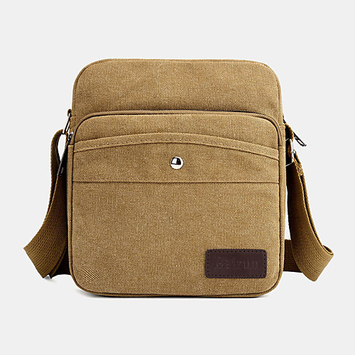 

men canvas shoulder bag crossbody bag for outdoor