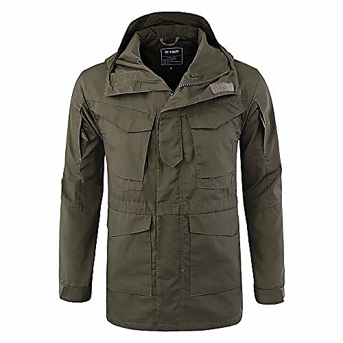 

Men's tactical softshell jacket, waterproof military, outdoor windproof hooded jacket coat for camping climbing hiking