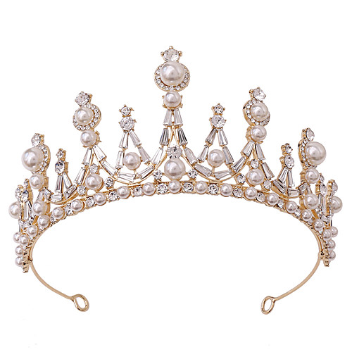 

Wedding Alloy Tiaras with Metal 1 Piece Wedding / Party / Evening Headpiece