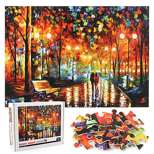 

1 pcs Jigsaw Puzzle Educational Toy Adorable Decompression Toys Parent-Child Interaction Kraftpaper Glow in the Dark Characters Kids Adults' Toy Gift