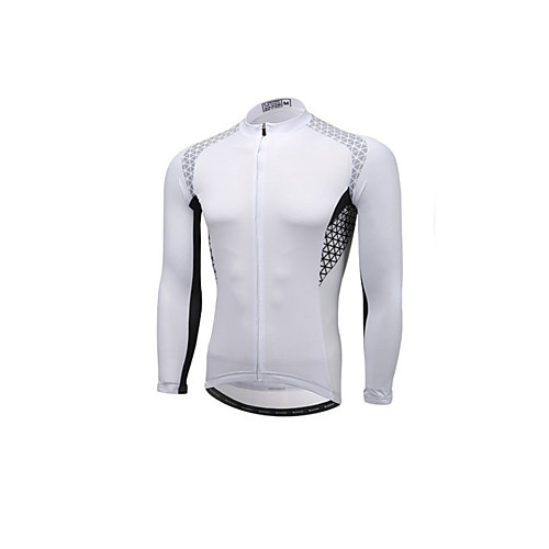 

Men's Long Sleeve Downhill Jersey Blue / Black White Black Bike Jersey Sports Clothing Apparel