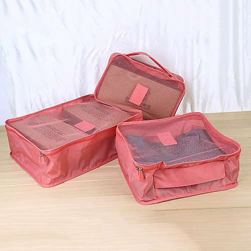 

Women's Bags Nylon Top Handle Bag 2 Pieces Purse Set Zipper Daily Outdoor 2021 Handbags Wine Watermelon Red Blushing Pink Orange