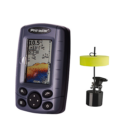 

60.96 mm Fish Finder 12 pcs LCD 73 m Portable Electronic Wireless 4×AAA Sea Fishing Ice Fishing Freshwater Fishing