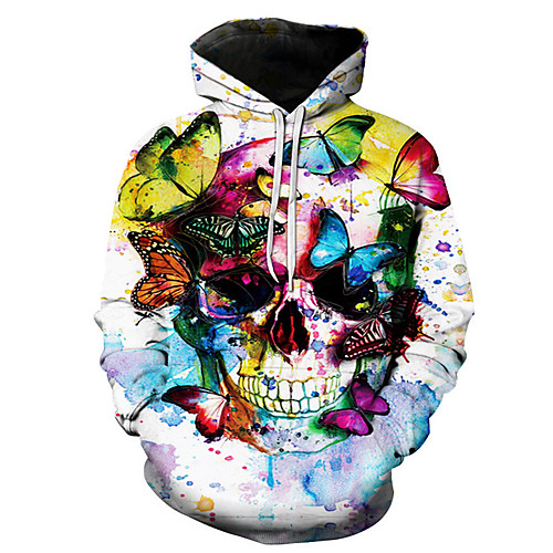 

Women's Men's Hoodie Pullover Color Block Hoodie Cartoon Sport Athleisure Hoodie Top Long Sleeve Comfortable Everyday Use Street Casual / Winter