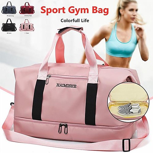 

waterproof sport gym bag travel luggage duffel handbag