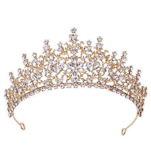 

Wedding Alloy Tiaras with Metal 1 Piece Wedding / Party / Evening Headpiece