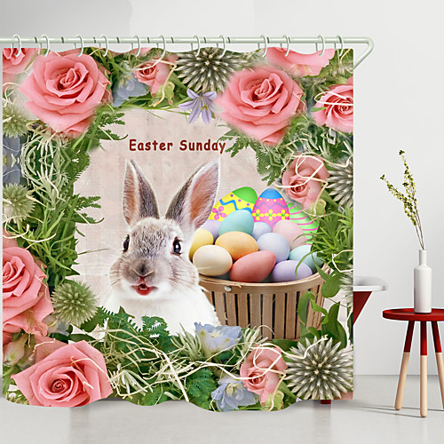

Shower Curtains & Hooks Modern Polyester New Design
