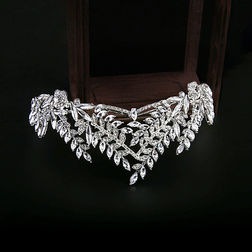 

Wedding Alloy Tiaras with Metal 1 Piece Wedding / Party / Evening Headpiece