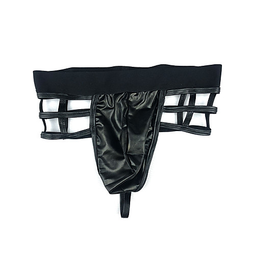 

Men's 1 Piece Basic Boxers Underwear - Normal Low Waist Black One-Size