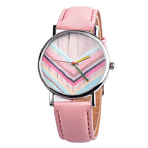 

Girls Ladies Pastel Colorful Striped Spring Watch