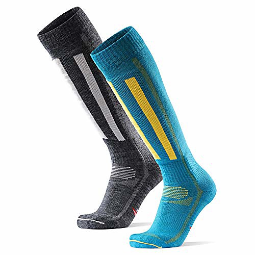 

Alpine Performance Socks (US Women 11-13 // US Men 9.5-12.5, Multicolor 2-pack (1 x dark grey, 1 x Blue/yellow))
