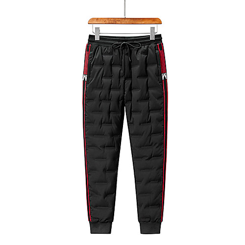 

Men's Sweatpants Jogger Pants Drawstring Color Block Sport Athleisure Pants / Trousers Bottoms Warm Comfortable Everyday Use Street Casual Daily