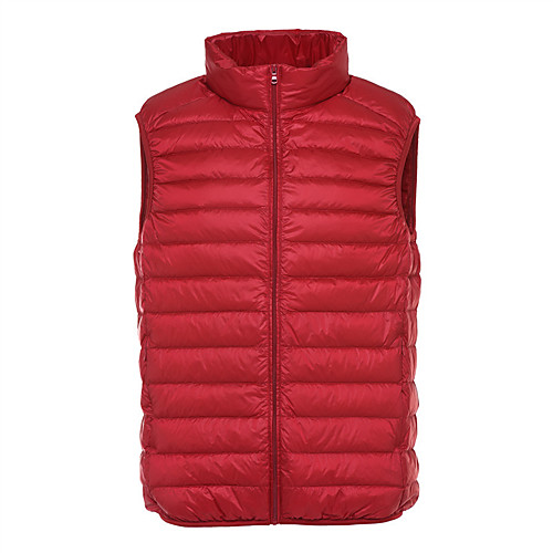 

Men's Sports Puffer Jacket Hiking Down Jacket Hiking Vest / Gilet Winter Outdoor Lightweight Windproof Breathable Quick Dry Vest / Gilet Top Fleece Fishing Climbing Camping / Hiking / Caving Lake