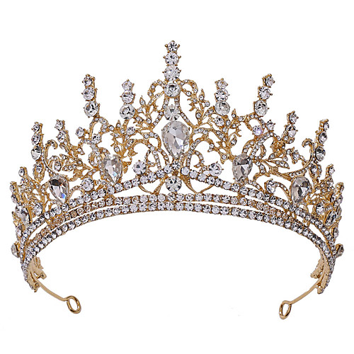 

Wedding Alloy Tiaras with Metal 1 Piece Wedding / Party / Evening Headpiece