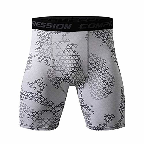 

Cinhent Handsome Man's Workout Leggings Sports Yoga Athletic Sexy Shorts Pants White