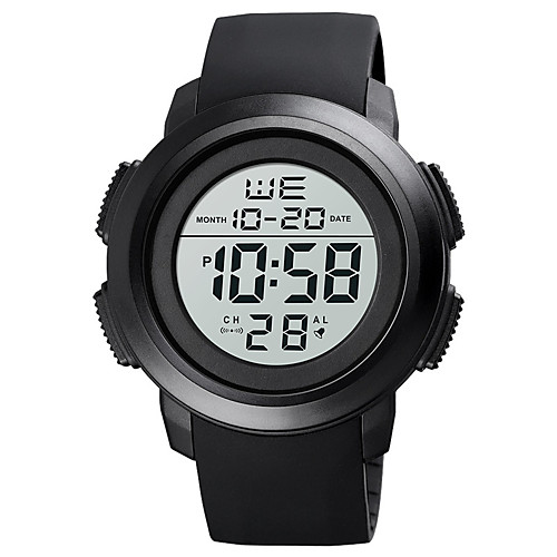

SKMEI Men's Sport Watch Digital Digital Stylish Calendar / date / day Chronograph Alarm Clock / One Year / Silicone
