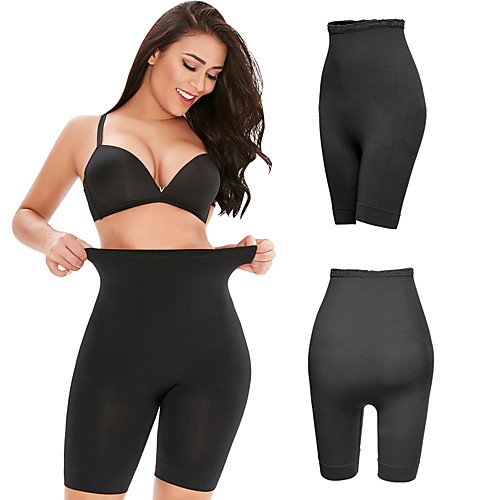 

large size woman seamless shapewear body waist lace waist hip shorts d1626b