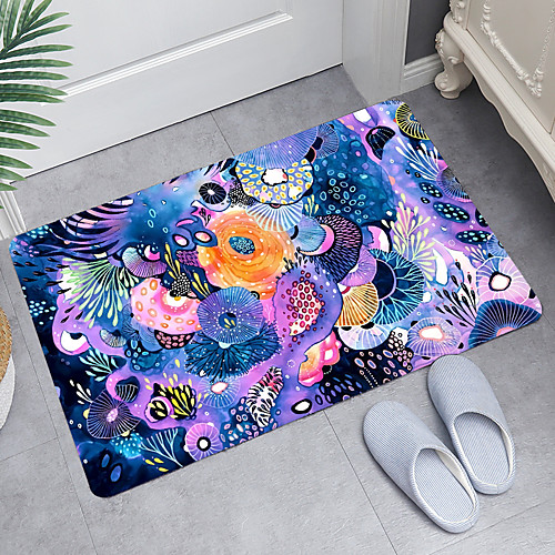 

Bathroom Bath Mats Novelty Absorbent Bathroom Rug Nonwoven New Design