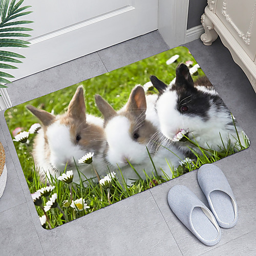 

Bathroom Bath Mats Novelty Absorbent Bathroom Rug Nonwoven New Design