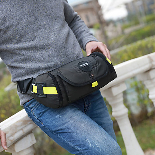 

men casual outdoor fashion travel bag waterproof waist bag