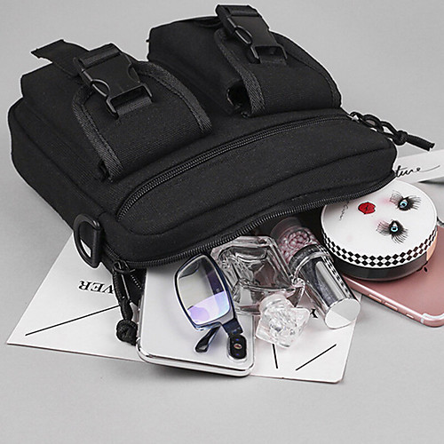 

men women fashion casual multi-pocket shoulder bag crossbody bag