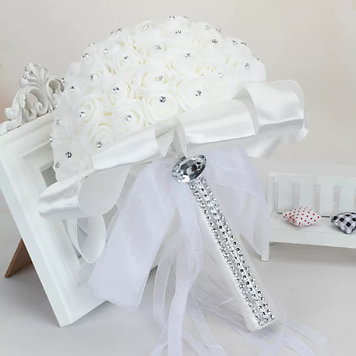 

Wedding Flowers Bouquets Wedding / Wedding Party Grosgrain / Glasses / PORON 11-20 cm