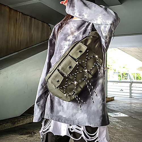 

men women fashion multi-pocket light weight shoulder bag crossbody bag