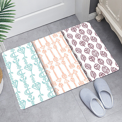 

Bathroom Bath Mats Novelty Absorbent Bathroom Rug Nonwoven New Design