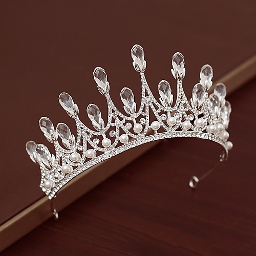 

Vintage Style Wedding Alumium Alloy Headpiece with Rhinestone 1 Piece Wedding / Special Occasion Headpiece