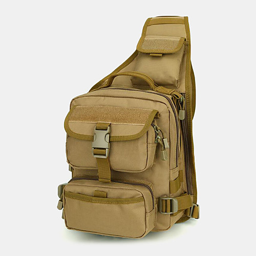 

men nylon tactical camouflage riding camping sport outdoor shoulder bag chest bag