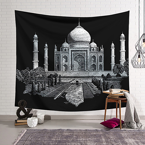 

Wall Tapestry Art Decor Blanket Curtain Hanging Home Bedroom Living Room Decoration Polyester Taj Mahal