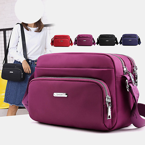 

women nylon waterproof shoulder bag crossbody bag